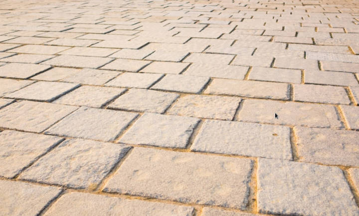 Pose de pavés à Liévin